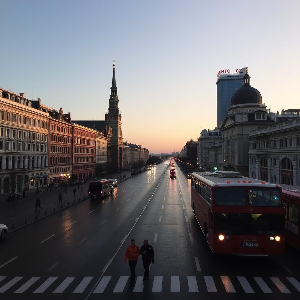 Скорая помощь на фоне Москвы.
